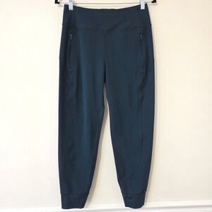 Athleta Rainer Jogger Pants Sz S Zip Pocket Cold Weather Athletic Workout Pants